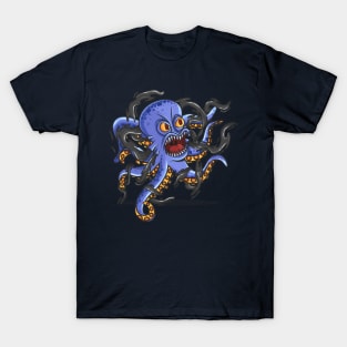 Cute Octopus Monster Design T-Shirt
